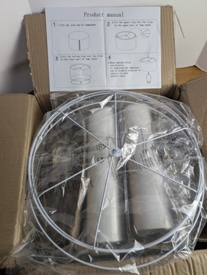Aspen Creative Cylinder Drum Spider Lamp Shades 12''x15''x15'' Set of Two