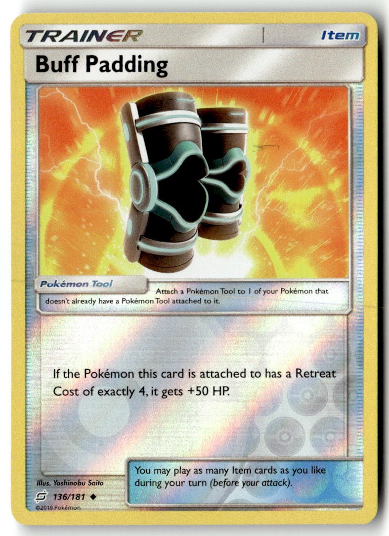 Buff Padding 136/181 Reverse Holofoil - SM - Team Up - PTCG - LP