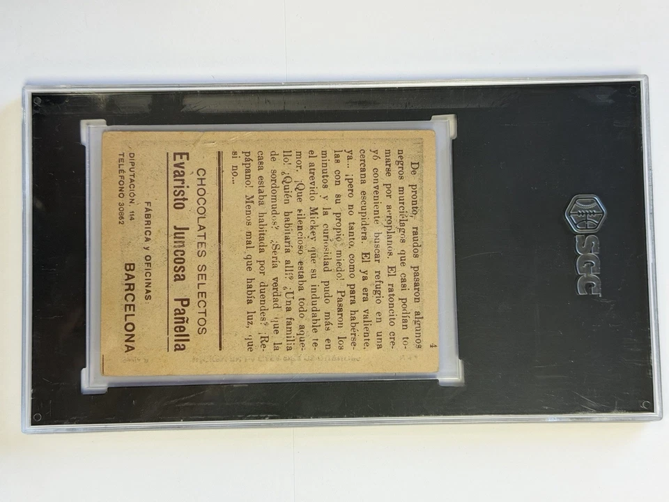 1929/30 Juncosa Chocolate Mickey Mouse ROOKIE SET BREAK - ¡El más antiguo Disney! #4 Foto 2 de 2