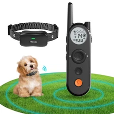 Wireless Dog Fence 3500FT Electric Fence and 6100FT Remote Training Collar, 1...