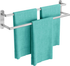 Towel Rack for Bathroom, Double Towel Bar 24Inch, Stainless Steel Bathroom Towel
