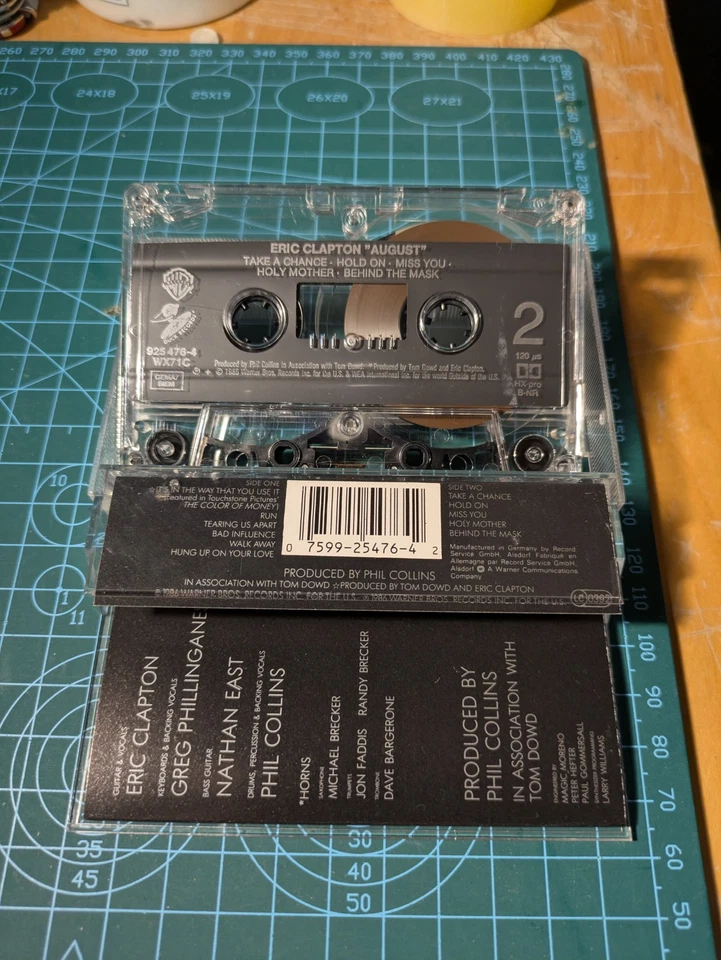 Eric Clapton - August Cassette  - Image 2 of 2