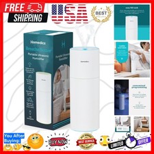 Whisper-Quiet Portable Humidifier with Color-Changing Light - Ideal for Bedrooms