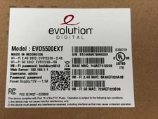 Evolution Digital EVO 5500 EXT Wifi Extender, NEW SEALED EVO5500EXT