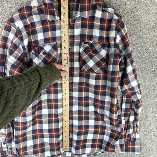 RVCA Flanellhemd Herren Large Regular Fit Mehrfarbig Outdoor Skater Freizeit - Bild 8 von 9