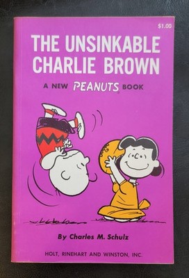 The Unsinkable Charlie Brown Charles M. Shulz Holt Rinehart & Winston  NICE COPY