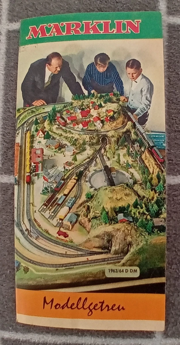 Märklin H0 Werbe-Flyer / Prospekt von 1963/64 / OOAN 06 63  th  / TOP / Original