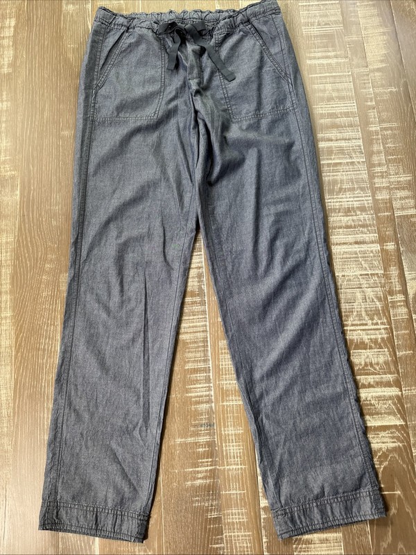 J. Crew City Fit Blue Chambray Pants 6