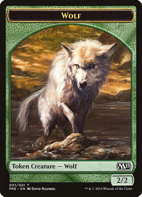 Wolf - Non-Foil Token - ppc1 - T1 | MTG Card