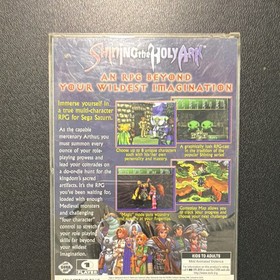 SEGA Shining the Holy Ark for Sega Saturn - Disc Only Role Playing Game