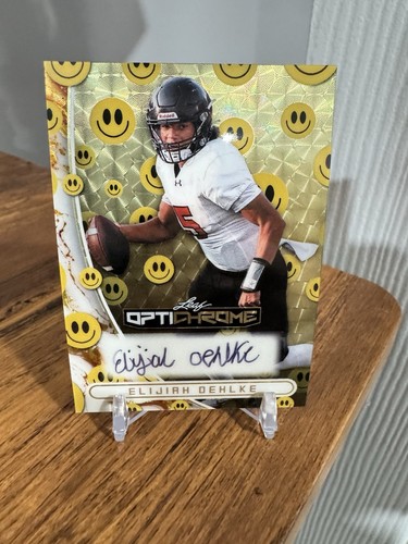 2026 Leaf Optichrome Football Elijiah Oehkle Prospect RC Auto #1/1