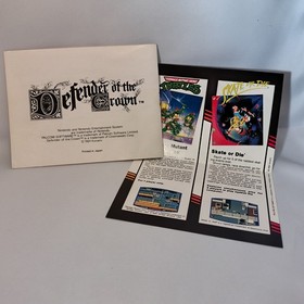 Nintendo NES Defender of the Crown Palcom CIB Complete UKV PAL Tested Working