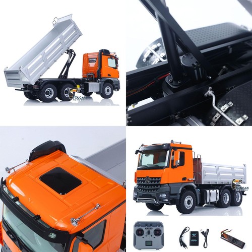 1/14 2.4G RTR RC Electric Lifting Tipper 6*6 Vehicles Truck 2Speed Light Sound - Picture 11 of 24