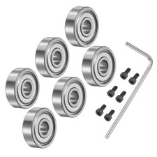 6pcs Bearing Accessory Kit 3/16" I.D. 5/8" OD Top Mounted Bearings