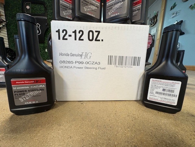 8) HONDA ACURA OEM POWER STEERING FLUID 12oz NEW 08206-9002 08285