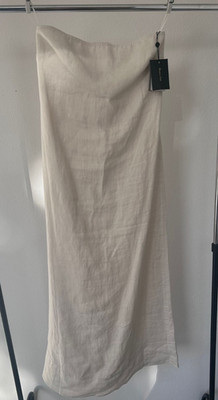 Leinenkleid off-white Massimo Dutti Größe XS