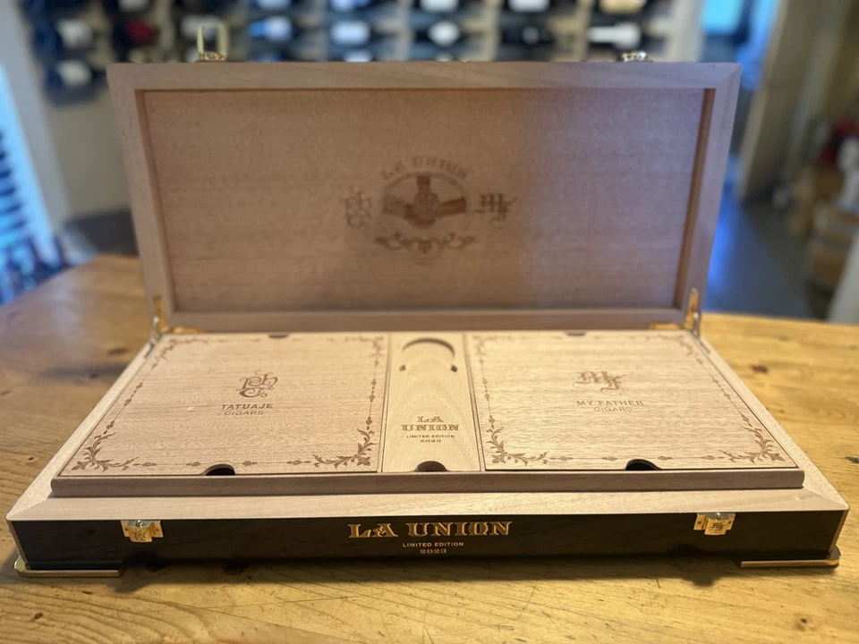 Tatuaje & My Father La Union Schwarz Humidor Box | Neu + Kostenloser Versand - Bild 3 von 4