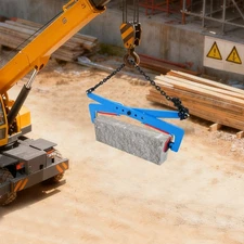 Heavy Duty Stone Lifting Clamp Scissor Lifter Clamp Adjustable Stone Clamp Blue