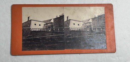 Stereoview Photo Palace Gate (Porte du Palais) in Quebec City, Canada Vallee