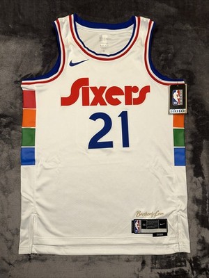 Nike Joel Embiid Philadelphia 76ers Spectrum City Edition Jersey