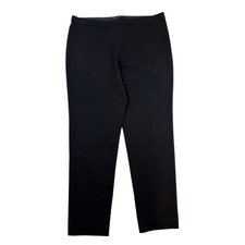 Pendleton Black Straight Leg Dress Pants Women Size 14 Rayon Nylon Spandex