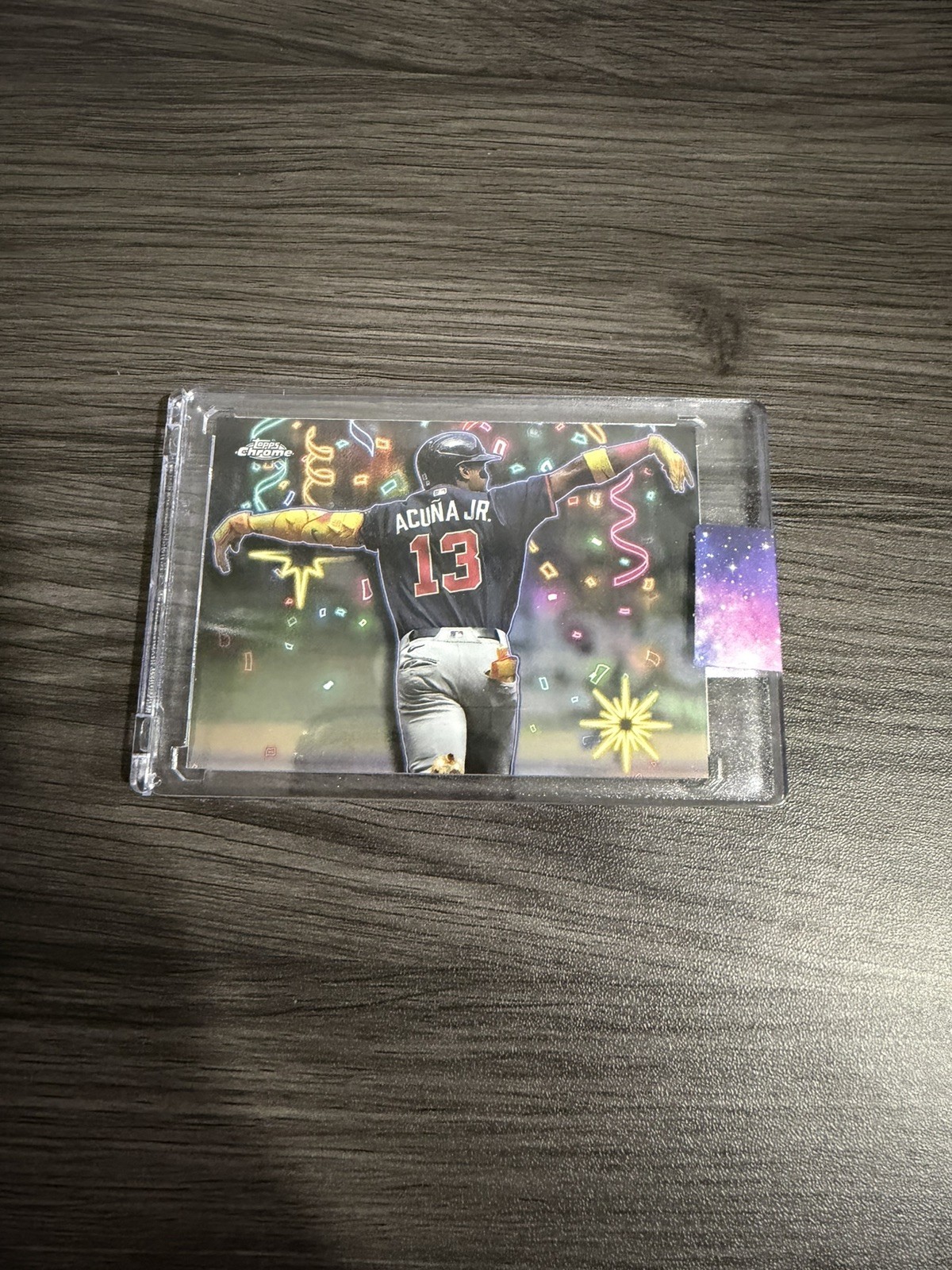 2025 Topps Chrome Update RONALD ACUNA JR. Celebracion SSP Case Hit #CT-11