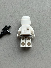 Lego Star Wars SNOW TROOPER Minifig & Speeder Bike 7879 8084 Includes Weapon