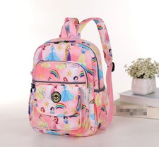 Adults Kids Crinkle Nylon Medium Backpack School Lightweight Waterproof Rucksack