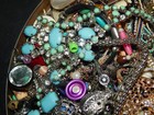 Junk Drawer Lot 2lbs Broken Vintage-Now Jewelry for Crafts Repairs — photo 5
