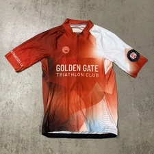 NEW Wyn Republic Premium CYCLING JERSEY Men’s XXL Red White WYNR Triathlon Club