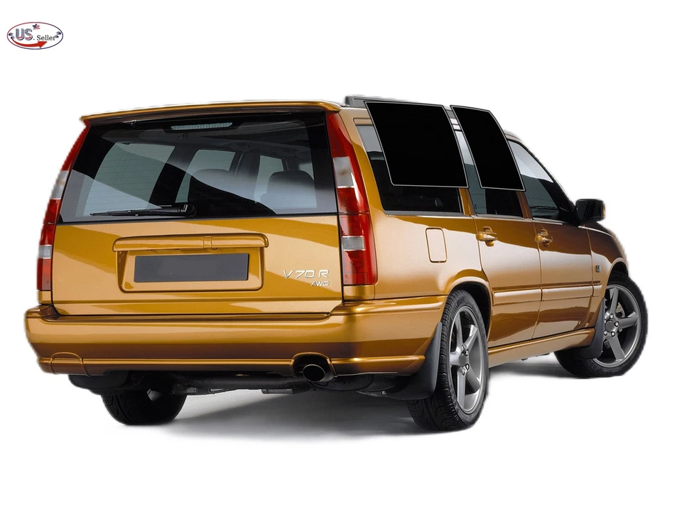 Kit de película de tinte de ventana de 2 capas precortada personalizada computarizada para Volvo V70 1998-2000 Foto 3 de 4