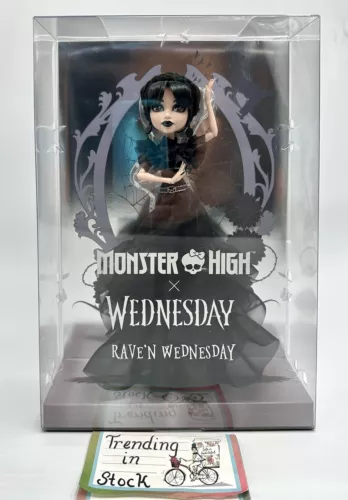 NEW Monster High Skullector RAVE‘N Wednesday Doll 2024 -IN HAND-SAME DAY SHIP!