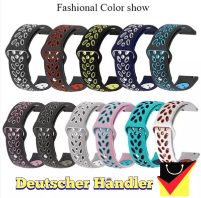 Armband 20mm Uhrenarmband Für Xiaomi, Amazfit, Garmin, Huawei, Samsung, Silikon