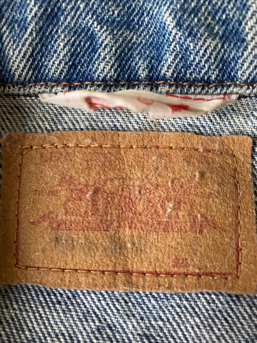 LEVI'S DENIM JACKET VINTAGE 70506 02 TRUCKER SIZE L MADE IN GT BRITAIN SEE DSCRP - Picture 4 of 16