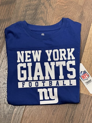New York Giants Youth Girls' Short Sleeve Stripe Fashion T-Shirt Large (10/12) - Picture 8 of 8