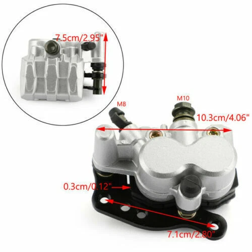 Moto Front Brake Caliper Set 59300-27C20 For Suzuki RM250 RM125 RMX250 Silver Foto 2 de 4