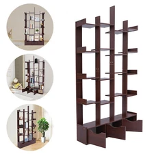 5 Tiers Tall Book Organizer, Book Display Stand, Multi-Tier Book Shelf