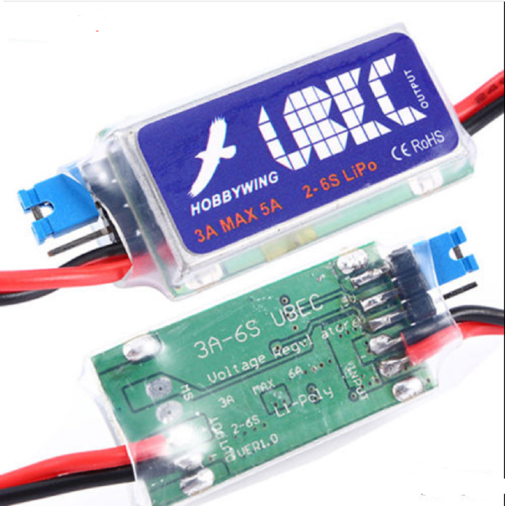 JINOARC 2 unidades RC 5V 3A BEC Módulo UBEC conmutable para cámara FPV Servo fuente de alimentación JINOARC 2 unidades RC 5V 3A BEC Módulo UBEC conmutable para cámara FPV Servo fuente de alimentación