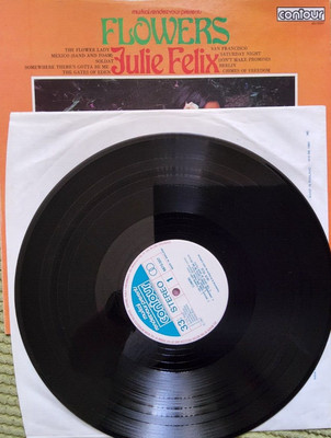 Julie Felix - Flowers, 1971 Neuauflage LP Album Vinyl Schallplatte