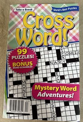 Take A Break Cross Word 99 Puzzles & Bonus Word Scrambles Mystery Word Adventure
