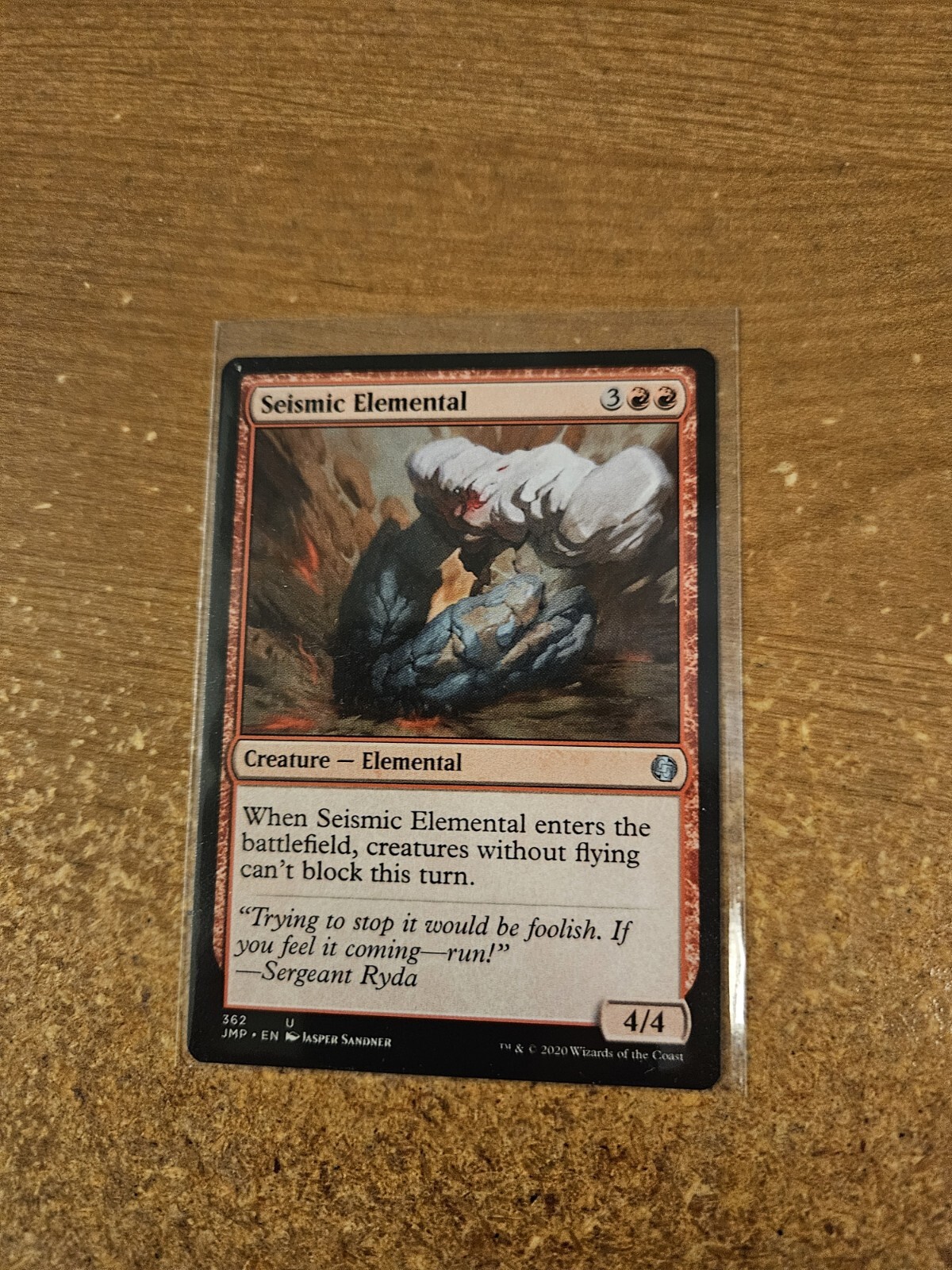 MAGIC THE GATHERING JUMPSTART UNCOMMON SEISMIC ELEMENTAL LIGHTLY PLAYED