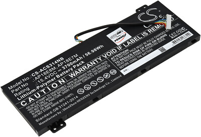 Akku für Gaming Laptop Acer Predator Helios 300 PH315-52-59NB 15,4V 3700mAh/57Wh