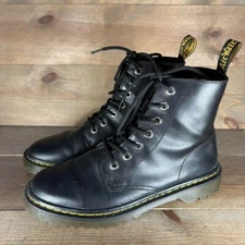 dr martens luana womens size 8 shoes black leather lace up comfort combat boots