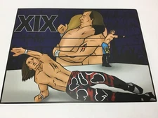 Pro Wrestling Loot Wrestlemania 19 Art Print Shawn Michaels Chris Jericho  WWE