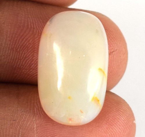 Australian White Opal Natural Gemstone Oval 11.55 Ct Certified B71181 Best Deal - Picture 4 of 8