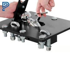 Over Bed Folding Ball Gooseneck Trailer Hitch T-Handle U-bolt 61052 2-5/16" Ball