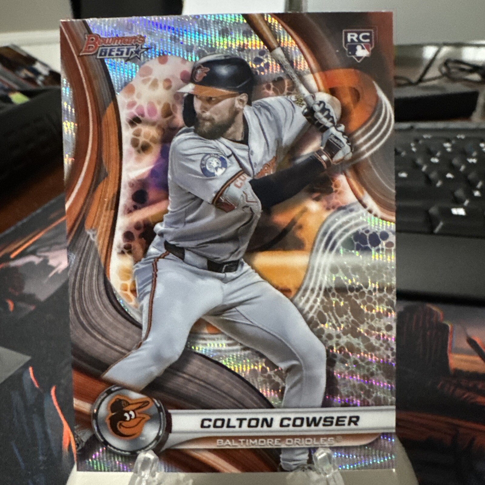 2024 Bowmans Best Colton Cowser Wave Refractor #10 Baltimore Orioles RC
