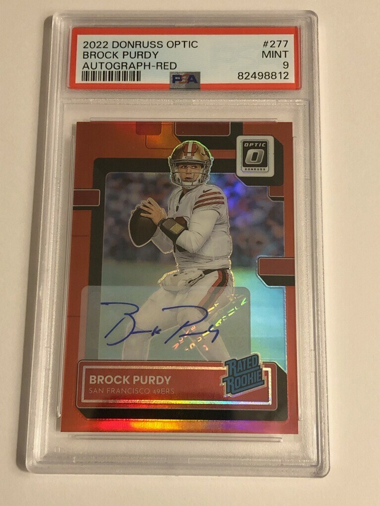 2022 Optic Red Brock Purdy Auto 18/75