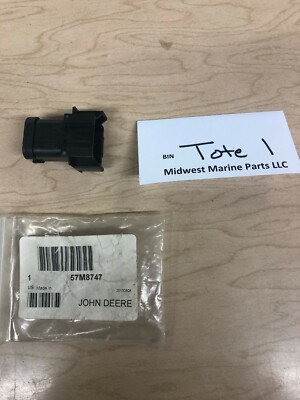 John Deere Original Equipment Elec. Connector Housing #57M8747 | eBay