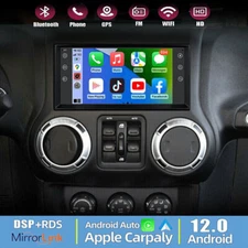 Para 2007-2017 Jeep Wrangler Apple Carplay Car Radio Android GPS Navi Player
